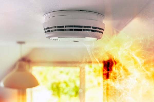 Fire alarm & detection equipment illustration